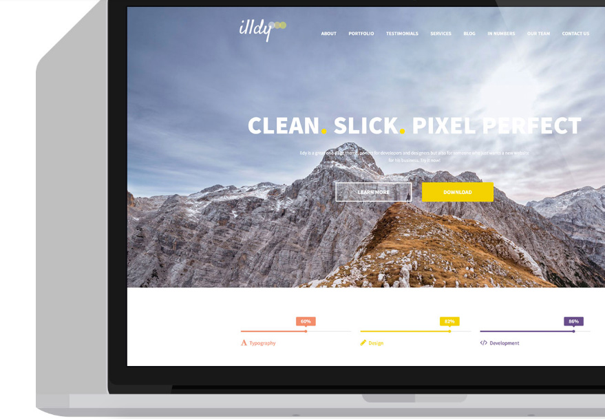 Upgrade WordPress illdy theme from v1 to v2