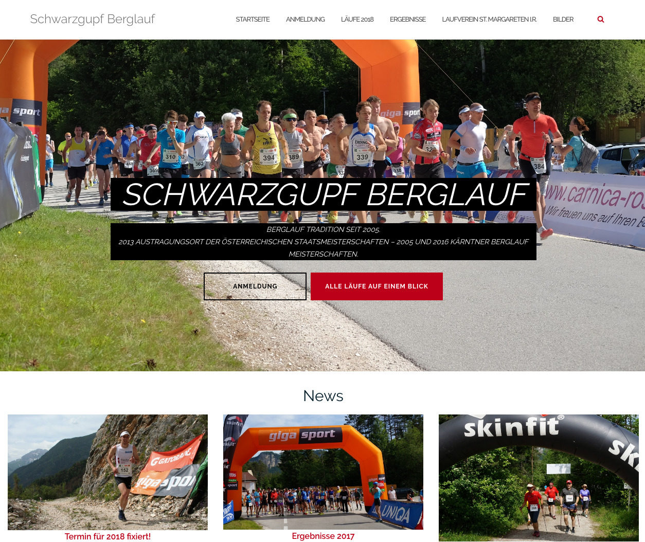 Website Relaunch schwarzgupfberglauf.at